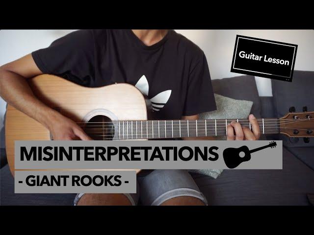 Misinterpretations - Giant Rooks // Guitar Lesson