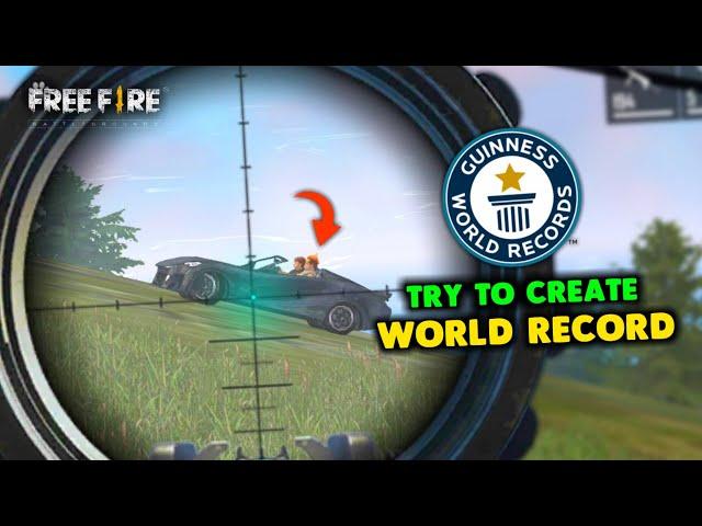 Try to Create New Most Kill World Record in Solo vs Squad Gameplay - Garena Free Fire