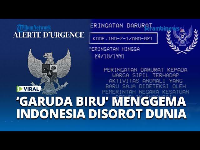 VIRAL Lambang Darurat 'Garuda Biru' Bergema di Luar Negri, Kondisi Indonesia Disoroti Dunia