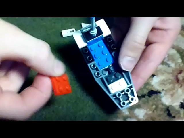 как сделать полицейский катер из Лего!!!!@