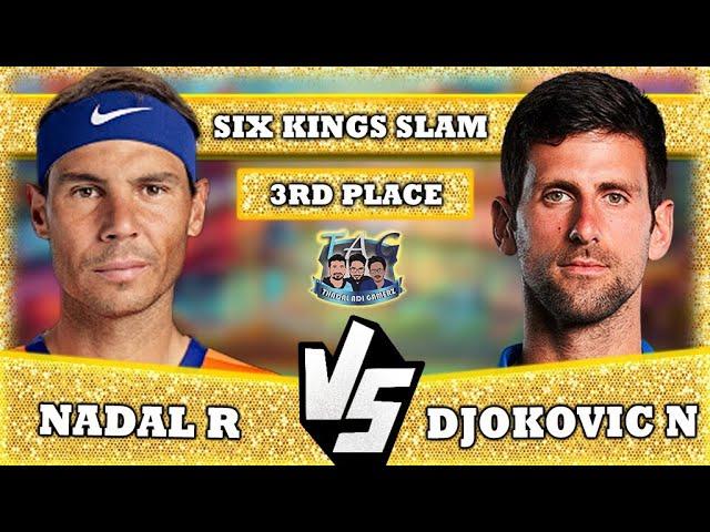 NADAL R VS DJOKOVIC N SIX KINGS SLAM GAMEPLAY #alcaraz  #sinner #djokovic #nadal #tennis #at