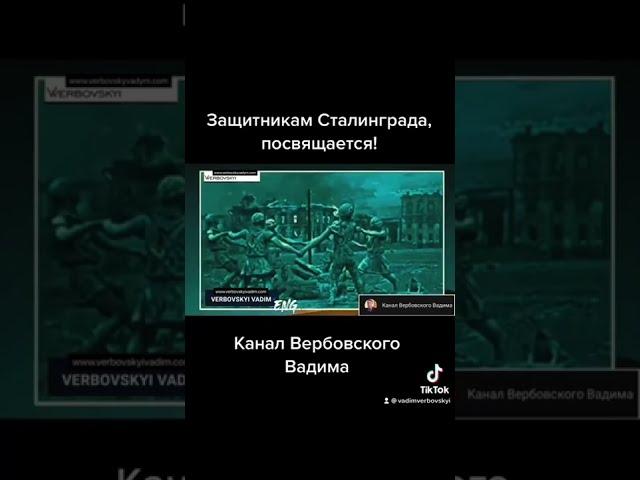 Защитникам Сталинграда, посвящается!@Канал Вербовский Вадим#shorts