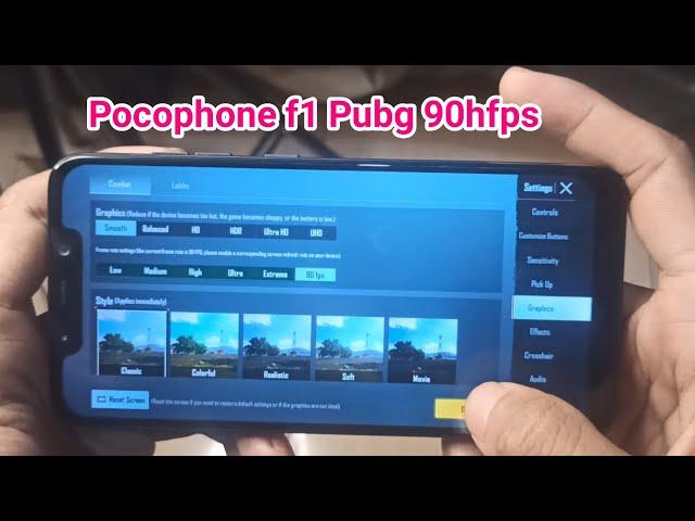 Tes game PUBG di pocophone f1 90fps MasGan