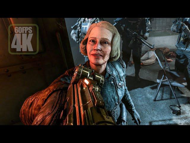 GENERAL IRENE ENGEL SAVAGE MOMENTS【4K60ᶠᵖˢ】ALL CUTSCENES | Wolfenstein II: The New Colossus