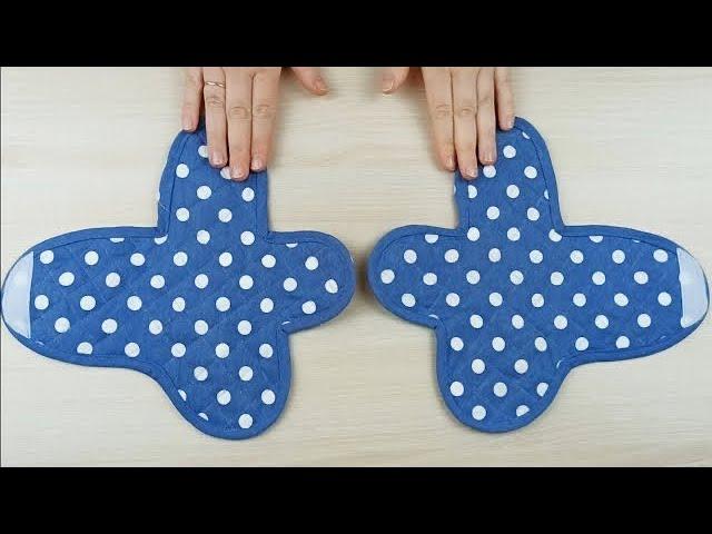 HOW TO SEW THE Slippers EASY AND SIMPLE!