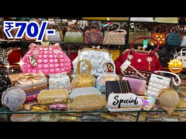 Hyderabad Imported Hand Bags Purses Clutches Sling Bags Charminar Shopping Market