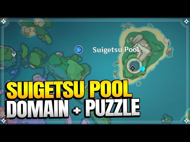 How to Unlock Suigetsu Pool's Domain + Puzzle | World Quests and Puzzles |【Genshin Impact】