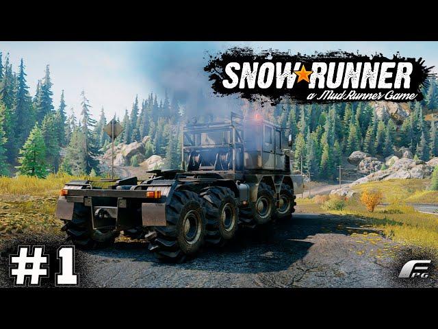 SnowRunner со всеми DLC! Полное прохождение #1