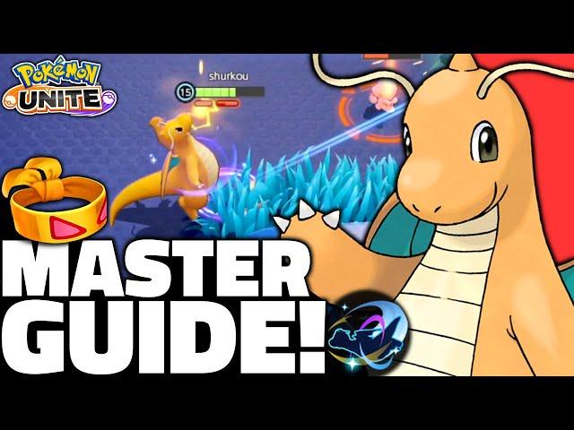 Pokémon Unite DRAGONITE Guide! [S Tier] *Master* (Dragonite Best Build Guide, Held Items & Moveset)