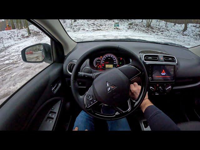 2023 Mitsubishi Space Star [1.2 71HP] |0-100| POV Test Drive #1562 Joe Black