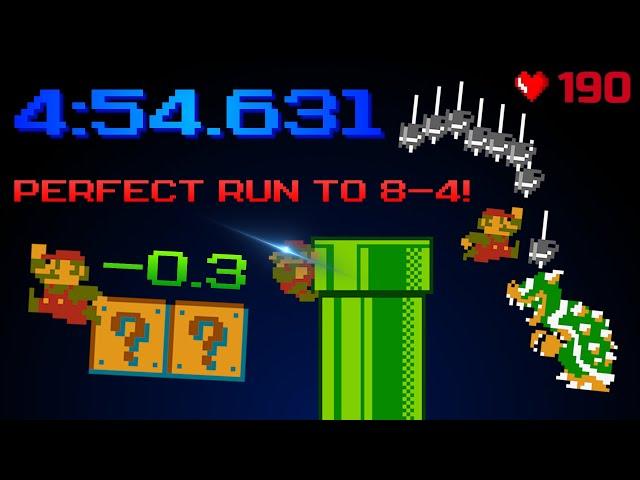 Super Mario Bros. Any% Speedrun in 4:54.631 *WR*