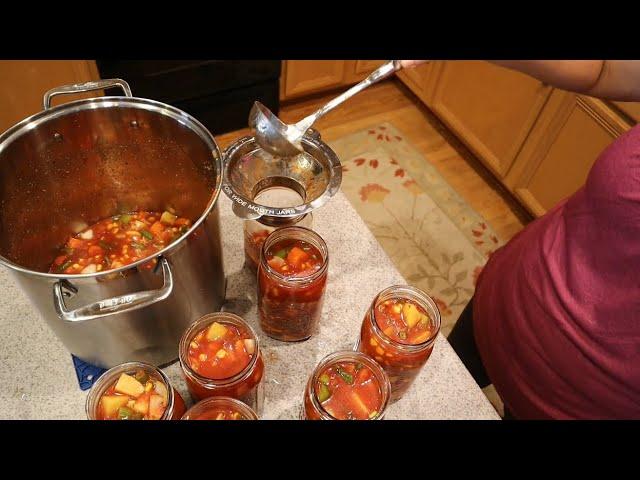 Canning Vegetable Soup - You'll be glad you have it come winter