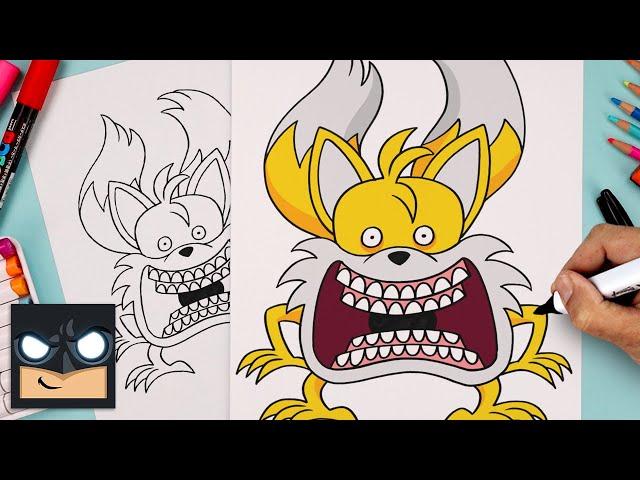 How To Draw Shin Tails | Sonic Tapes