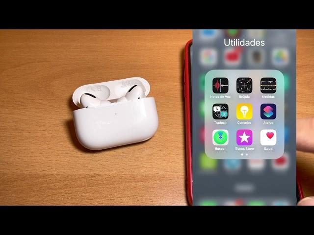 Reset AirPods Pro con iCloud