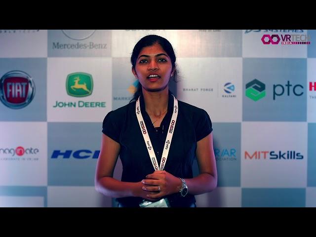 Nisha Shinde - IOT- Team Member - BHARAT FORGE - VRTECH 2019
