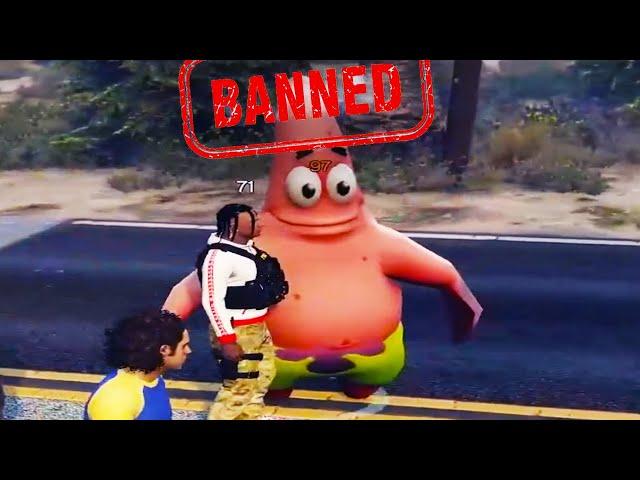 PATRICK STAR GETS BANNED IN GTA RP