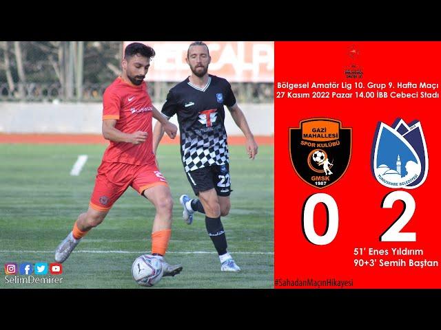 GAZİ MAHALLESİSPOR 0-2 YUNUS EMRE BELEDİYESPOR (MAÇ ÖZETİ VE RÖPORTAJLAR)