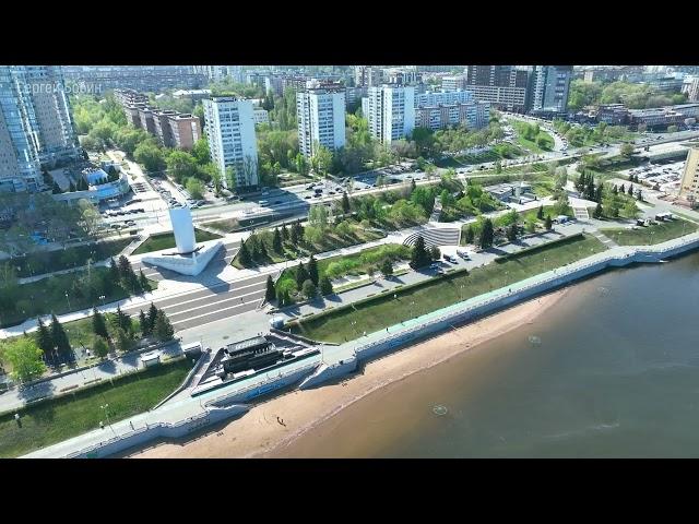 ВЕСНА В ГОРОДЕ: ЗАХВАТЫВАЮЩИЕ ДУХ ВИДЫ НАБЕРЕЖНОЙ РЕКИ ВОЛГА/РОССИЯ/SAMARA|VOLGA/RUSSIA