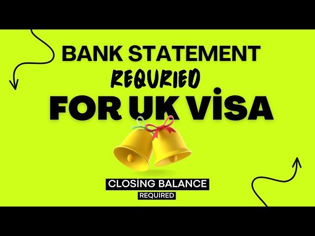 Uk Visa Made Easy With Required Bank Statement By Awais In Mirpur - Best Tips For Closing Balance.