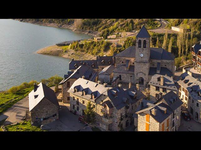 Huesca a vista de Dron / 4K