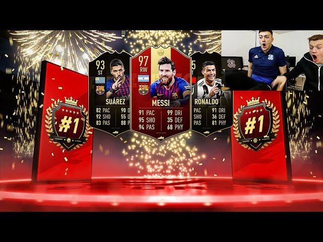 1ST IN THE WORLD FUT CHAMPIONS TOP 100 REWARDS + 13 RED INFORMS!! FIFA 19 Ultimate Team Pack Opening