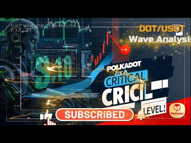 Elliott Wave Analysis Polkadot DOT Price Update Today - Technical Analysis, Price Now! !