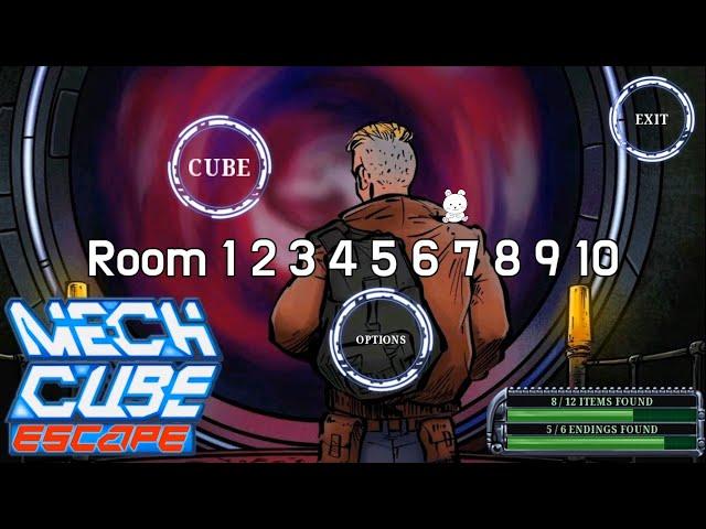 Mech Cube Escape Room 1 2 3 4 5 6 7 8 9 10 Walkthrough (OGUREC APPS)