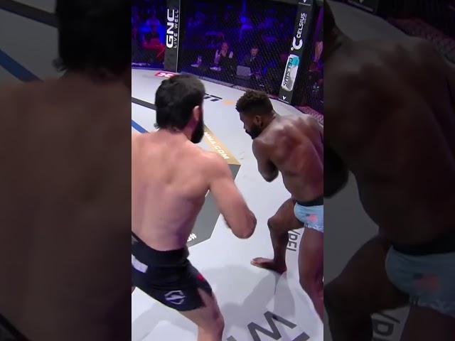 BRUTAL FINISH  Dovlet Yagshimuradov knocks out Impa Kasanganay  #PFLWorldChampionship