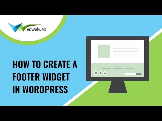 HOW TO CREATE FOOTER WIDGET IN WORDPRESS 2021