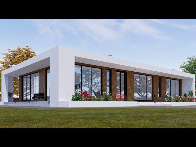 Classic Modern 3 Bedroom House Design