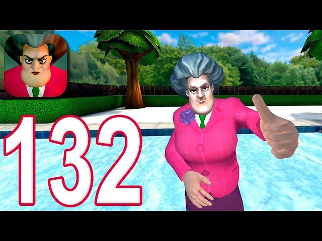 Scary Teacher 3D - Gameplay Walkthrough Part 132 - Nick On A Worst Skater Ever Mission