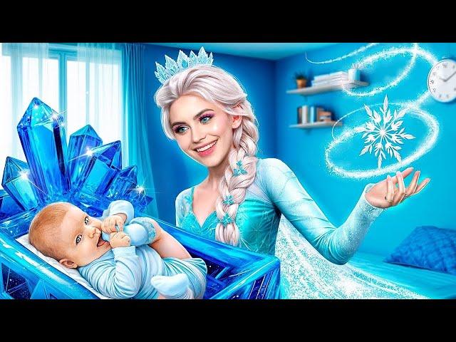 J'ai été Adoptée par La Reine des Neiges Elsa ! Transformation en Princesse dans la Vraie Vie