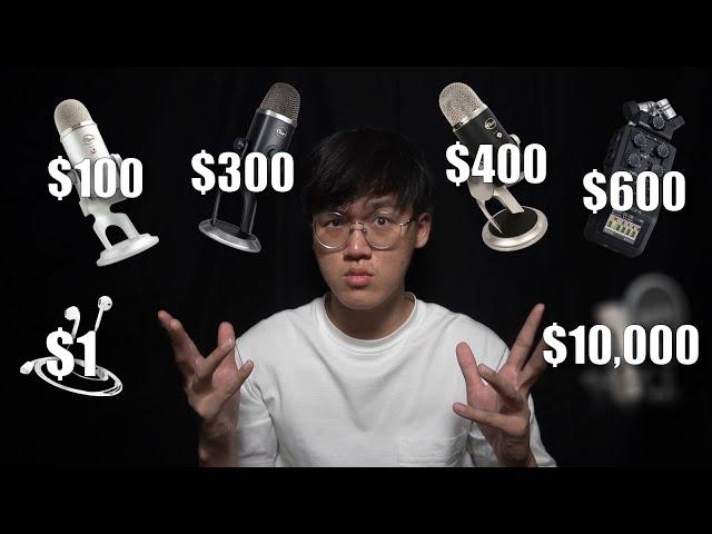 ASMR $1 Microphone vs $10,000 Microphone