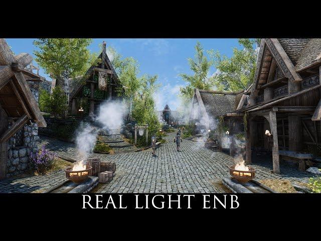 TES V - Skyrim Mods: Real Light ENB