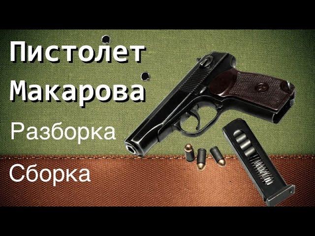 Полная разборка/сборка Пистолета Макарова