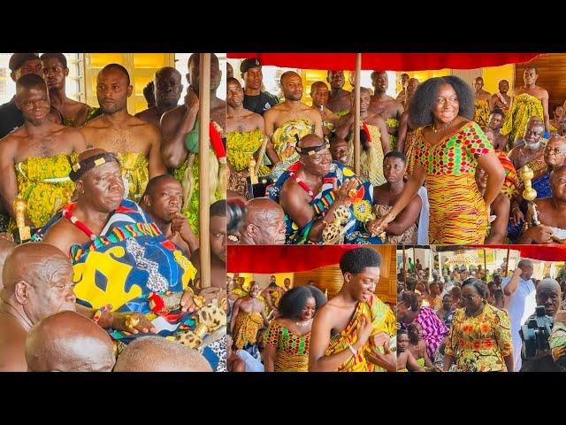 Wow !: Lady Julia Osei Tutu and Beautiful Children joins the 5th Akwasidae Celebration