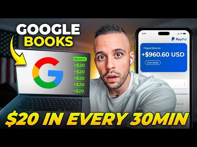 Passive Income: Get Paid $20 Every 30min With Google Books Using AI