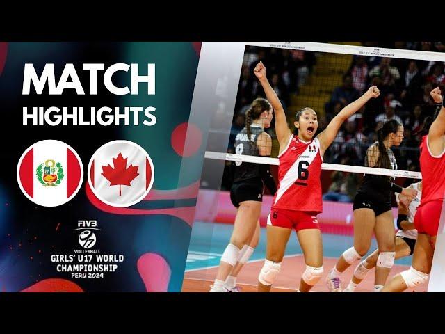 PERU   CANADA| Highlights | Girls’ U17 World Championship 2024