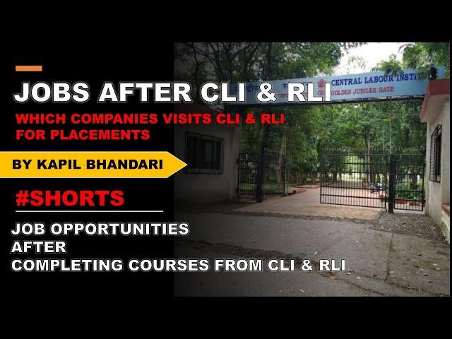 Job Opportunity After Completing Courses From CLI & RLI #Shorts #EHSACADEMY