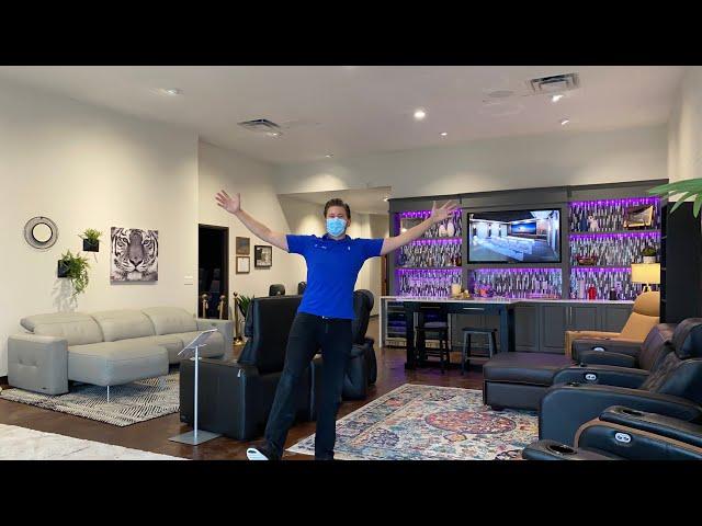 Cinematech $500,000 Home Theater Room| Walkthrough & DEMO