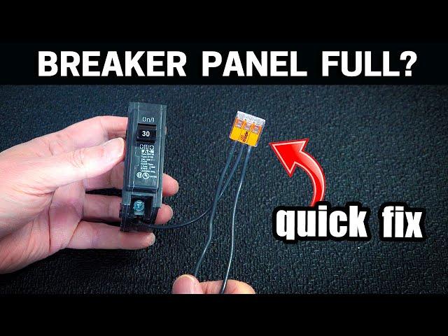 Electric Panel Full?  Try This Simple Fix