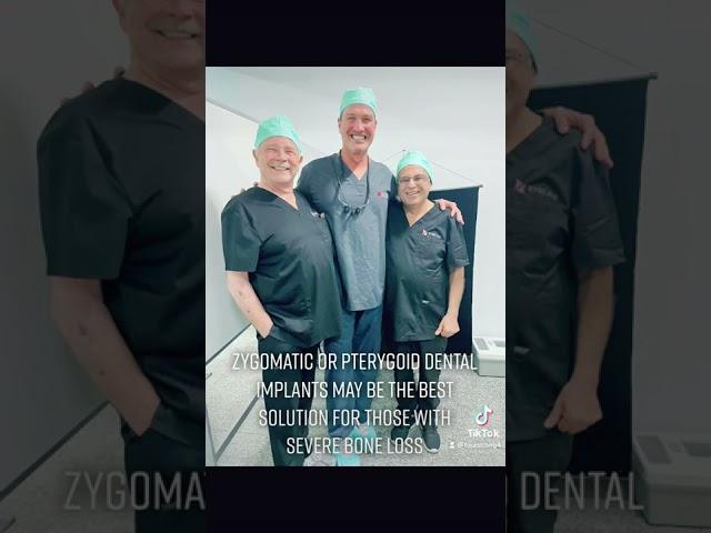 Zygomatic and Pterygoid Dental Implant Treatment for Severe Bone Loss Patients | #shorts | Tulsa OK