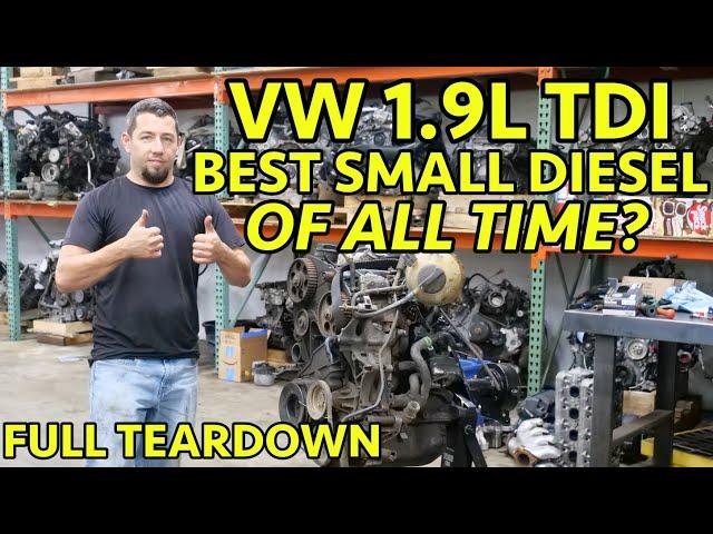 "BAD" Volkwagen Jetta 1.9L ALH/AHU TDI Diesel Engine Teardown. Why are these SO GOOD? #takemeback