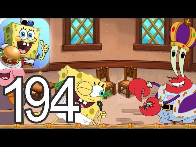 SpongeBob Krusty Cook Off - King Neptune's Vomitorium Level 21 - 30 Gameplay Video 194 (iOS Android)