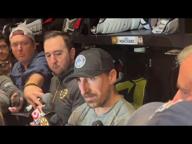 Brad Marchand on Sam Bennett's punch 16052024