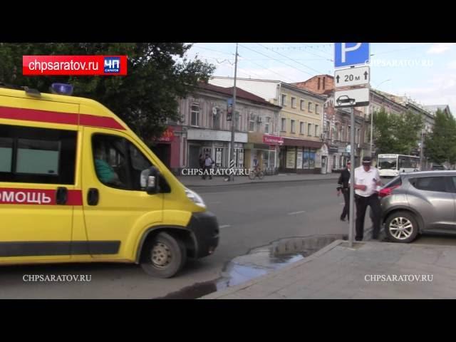 ЧП-САРАТОВ. ТРОЛЛЕЙБУС С ПОТЕРЯВШИМ СОЗНАНИЕ ВОДИТЕЛЕМ ПРОТАРАНИЛ АВТОБУС НА МОСКОВСКОЙ