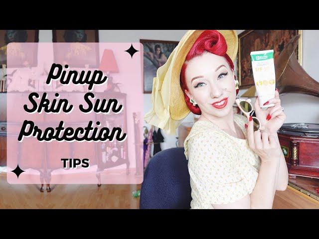 Sun Smart Pinup Skin Protection Tips With Miss Lady Lace