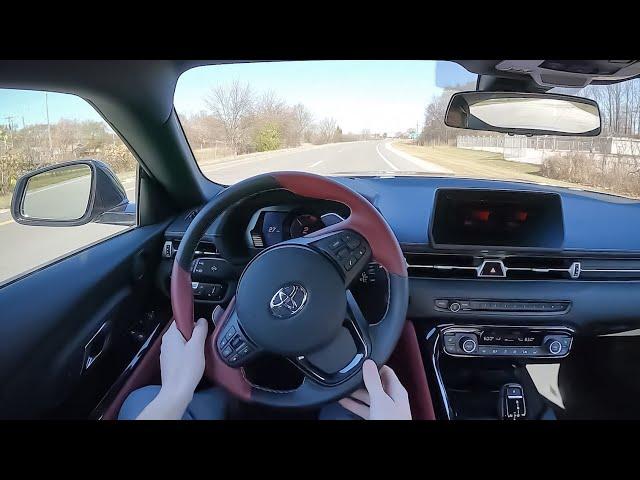 2022 Toyota GR Supra 3.0 Premium - POV Test Drive (Binaural Audio)