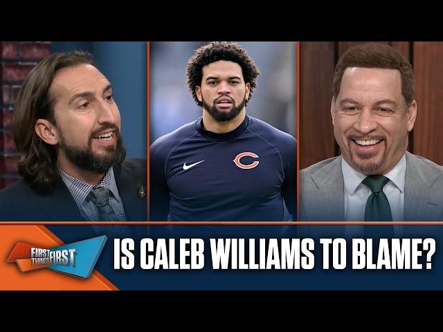 How much of the Bears’ struggles fall on Caleb Williams’ shoulders? | NFL | FIRST THINGS FIRST