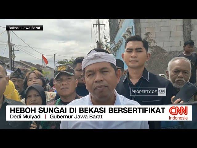 Heboh Sungai di Bekasi Bersertifikat